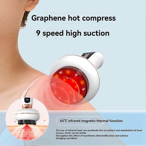 Intelligentes Schröpfmassagegerät mit Unterdruck, beheiztes elektrisches Gua-Sha-Körpermassagegerät (1/5)