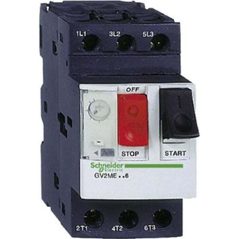 Disjoncteur Magnéto-Thermique - 690 V - Courant 0,1 À 32 A - Pour Protection Moteur Jusqu'à 15 kW - Montage Rail DIN (1/2)