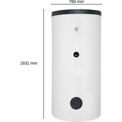 Evenes Warmwasser-Solarspeicher EV-TEDS-2W 400 2 Wärmetauscher 391 L Solaranwendung (1/5)