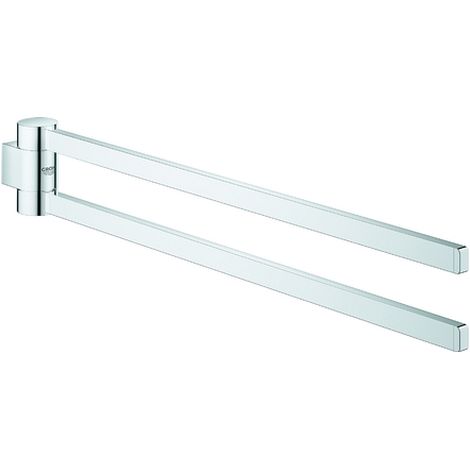 Grohe Selection Handtuchhalter 41063000 40 cm, 2-armig, schwenkbar, chrom (1/2)