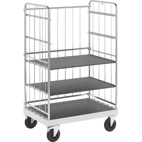 Kongamek, Multi-chariot à tablettes galvanisé, L x l x h 1200 x (1/5)