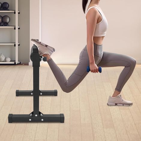 Split Squat Stand Multifunktionales Kniebeugenständer, Single Leg Squat Roller 9 verstellbare Höhe, für Kniebeugen und Beinbeugen, Verbesserung des Gleichgewichts und der Koordination (1/5)