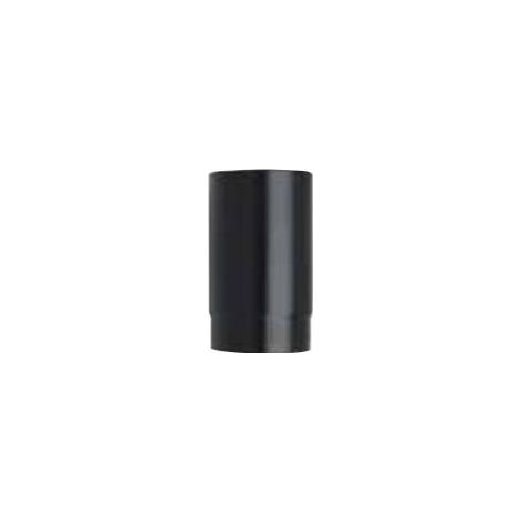 1PZ TUBO PER STUFA A LEGNA PORCELLANATO PLUS LIGHT Col. Nero opaco Ï cm. 13x 25