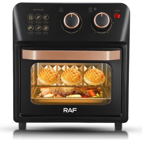 Four électrique RAF, friteuse à air multifonctionnelle domestique de 14 L, four intelligent entièrement automatique, friteuse avec contrôle visuel de la cuisson