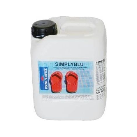 ALGHICIDA MULTIFUNZIONE SIMPLYBLU PER PISCINA 10 Kg LAPI