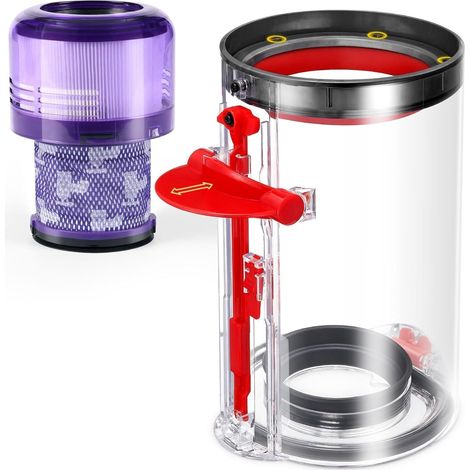 Staubbehälter für Dyson V11, V15, SV14, SV15, SV17, SV22 Filter, Staubbehälter für Dyson Staubsauger Ersatzteile und Zubehör, Behälter für Dyson Ersatzteile (1/5)