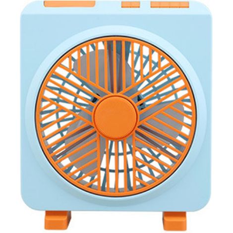 Wiederaufladbarer Tischventilator – Tragbarer, akkubetriebener Ventilator – Für Zuhause, Büro und unterwegs – 3 Geschwindigkeitsstufen – Abnehmbarer Standfuß – 1 Stück (1/5)