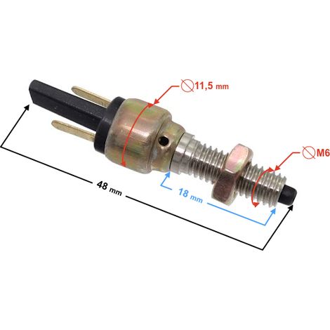 Sensor de freno delantero para ciclomotor Simson (1/2)