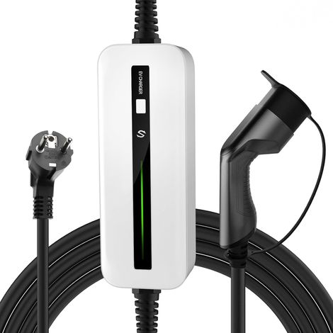 Type 2 ev Charger 3.6kw Electric Car Charger Fixed Charging Cable 16A Schuko IEC 62196-2 Standard EU EVSE (Euro Plug) 6m (1/5)