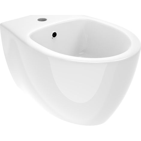 Bidet sospeso colore bianco lucido con dimensioni 510x285x363 mm Ercos Kite BCKTELBIDE0001 Bianco lucido (1/3)