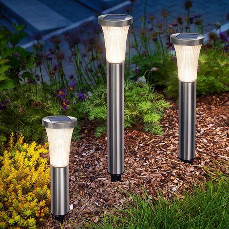 esotec Solar lampe enfichable PADUA en set de 3 lampes enfichables solaires IP44 102479