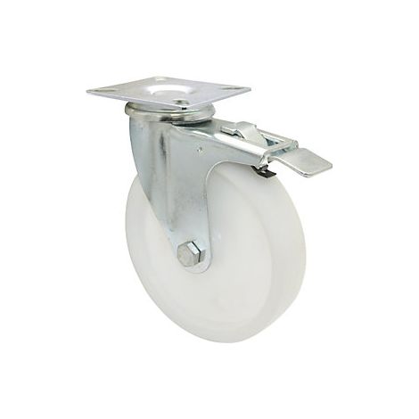 Ruedas de maniobra para aparatos de plástico Ø ruedas 125 mm (1/2)