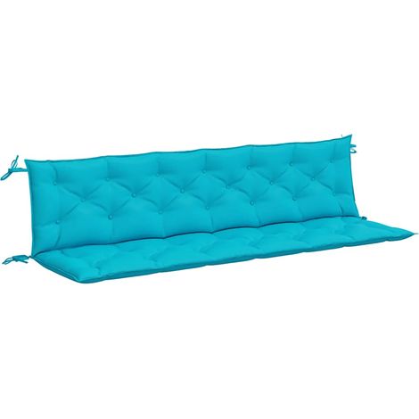 Maison Exclusive - Gartenbank-Auflagen 2 Stk. Türkis 200x50x7 cm