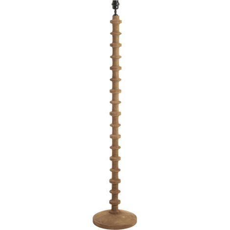 Light & Living - stehlampe - Cecily - braun - holz - Ø 30cm - E27