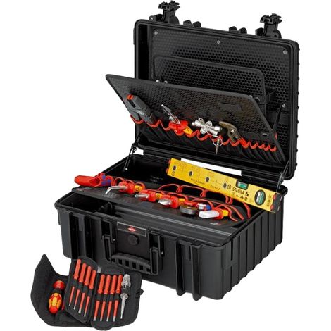 KNIPEX 00 21 36 Valigia portautensili "Robust34" Elettro 26 pezzi 419 mm (1/2)