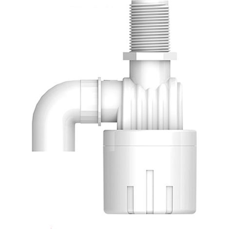 Vanne pour réservoir d'eau 20 mm — Vanne de régulation du niveau d'eau — Installation facile — Adaptée aux réservoirs d'eau de piscine, longueur 124 mm (1/2)