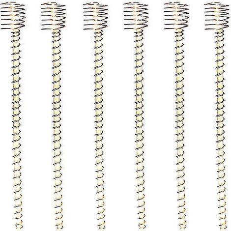 Lot de 6 antennes à bobine de cuivre pour culture électrochimique, idéales pour la culture de plantes et légumes. (1/5)