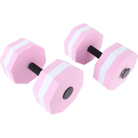 Lot de 2 haltères aquatiques en EVA flexibles et flottantes pour enfants et adultes, idéales pour l'entraînement à la natation et les sports nautiques. (1/5)