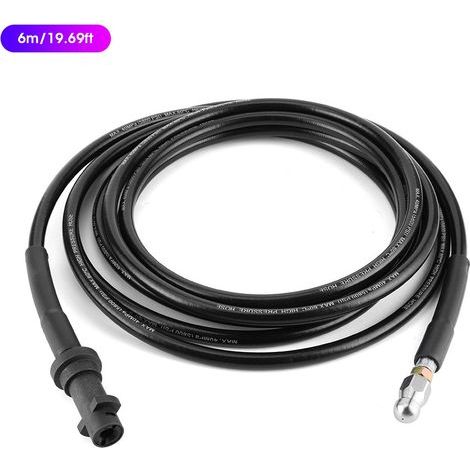 Nettoyeur Haute Pression Flexible 6m/19.69ft Tuyau Drain Évier Voiture Lavage Tube Conduite Compatible Karcher Série K (1/5)