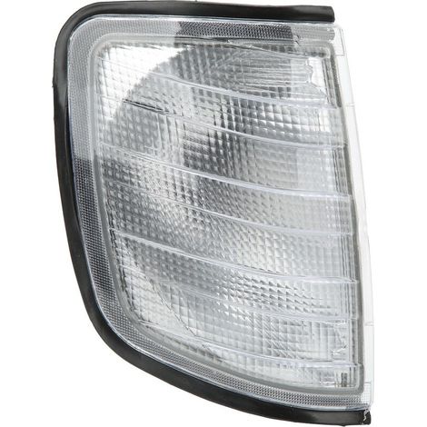 Jeffergarden Feu d'angle de voiture, correspondance parfaite, remplacement pour classe E W124 1984 1995, blanc droit 1248260143-DOU