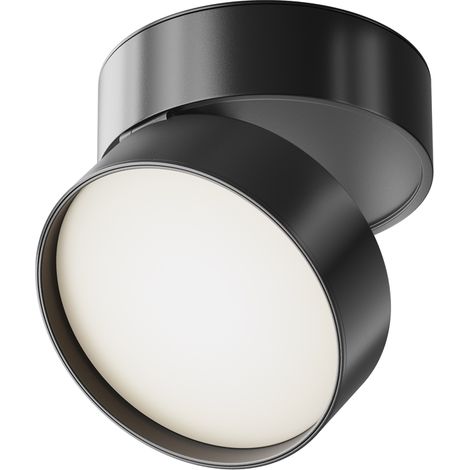 Maytoni Onda plafoniera LED nera 18W 4000K 12cm in alluminio (1/5)