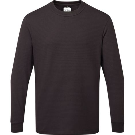 Maglietta a Maniche Lunghe Antistatica Esd - Taglia 4xl - Navy - Portwest