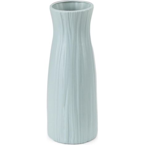Grüne Blumenvase, geometrische Soliflore-Vase aus Kunststoff für Tischdekorationen, lose, leichte Blumenvase, Vintage-Tischvase für Hochzeitsdekoration, Party, Wohnzimmer, Schlafzimmer
