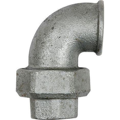 Riegler Verschraubung Bogen 95,IG/IG, Rp 1 1/4, schwarzer Temperguss (1/2)