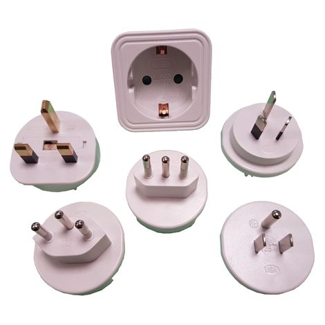 Adaptador de Viaje Universal compatible con mas de 100 paises
