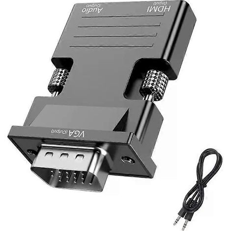 VGA-zu-HDMI-kompatibler Adapterkonverter 1080P HDMI-kompatible Buchse auf VGA-Adapter für PC, Laptop, HDTV, Filmprojektor – JXLGV (1/4)
