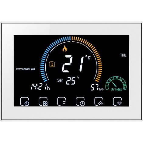 Termostato ZigBee Beca BHT-8000GBLZB Bianco (1/2)