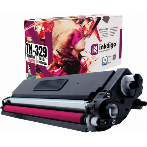 Inkdigo Toner TN329M kompatibel mit Brother DCP-L8450CDW HL-L8350CDW TÜV-zertifiziert (1/5)