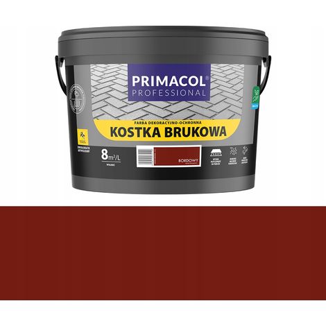 Vernice per pavimentazione Primacol 2,2 l bordeaux 1 pz.