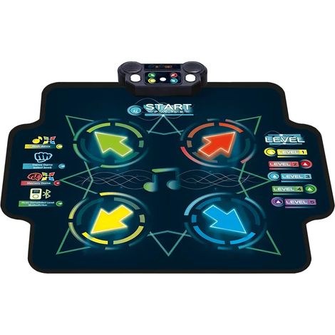Tappeto per Bambini Interattivo Musicale Danza Blu con Luci e Bluetooth (1/3)