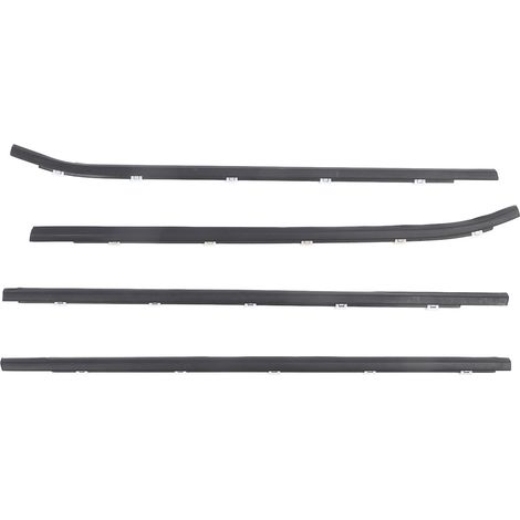 Lot de 4 joints de vitre de portière de voiture, étanches au vent, anti-poussière et résistants à l'eau, décoratifs, référence 82210 2L000, pour I30 de 2008 à 2011 (1/5)
