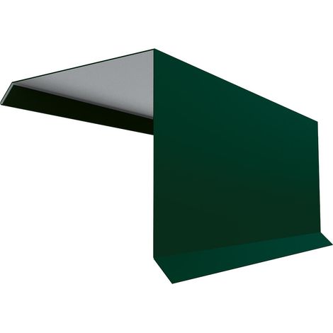 Ortgang 110x100 mm L 2000mm, RAL 6005, 0,50mm