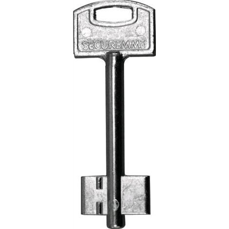 CHIAVE Grezza SECUREMME DOPPIA MAPPA Mod. B 68/35/11 67 mm