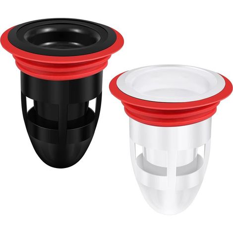 2 pièces anti-retour de sol de douche, bouchon anti-odeur pour cuisine, salle de bain, 6,5 x 5,5 x 3,6 cm (1/5)