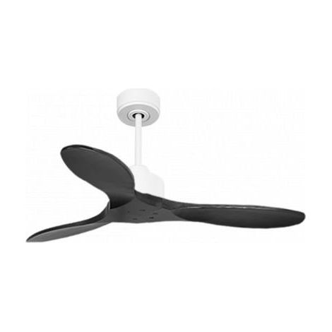 Modulo Slim de Klassfan - Ventilateur de plafond et destratificateur moteur DC blanc et bois noir 10 à 20 m² (1/5)
