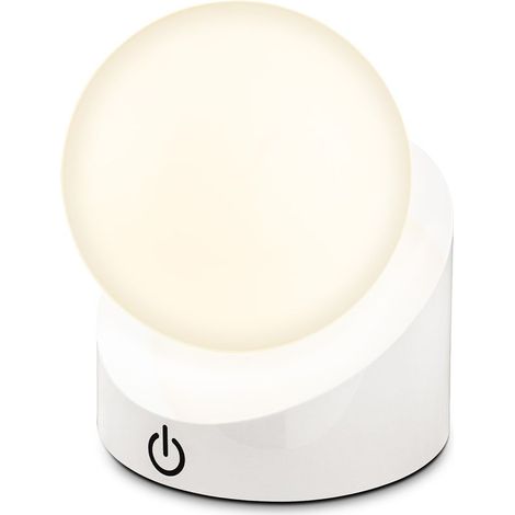 Mini LED Tischlampe kabellos IP54 Tischleuchte Akku Aussen/Innen Dimmbar Touch