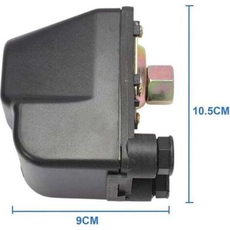 Pressostat Pompe Eau 1.0-5.0bar Commutateur de Commande de Pression de Pompe à Eau G3/8" Filetage d'interface (1/5)
