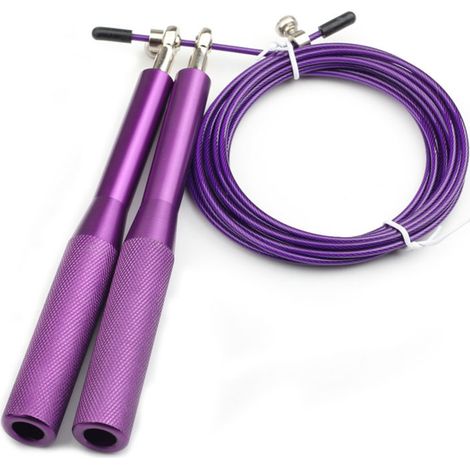 Corde à Sauter Réglable - Câble en Acier Inoxydable avec Roulements à Billes - Pour Fitness, Boxe, MMA, Entraînement de Vitesse et Endurance - 1 Pièce (1/5)