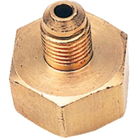 Raccordo 5/16" SAE M x 21,8 W SX – per bombole da 5 Kg e 10 Kg – specifico per gas R32 - Idrhaus