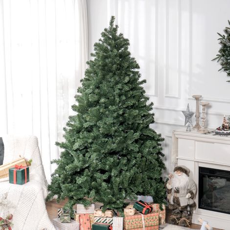 Sapin de Noël artificiel 210 arbre de Noël avec support en métal pliable, 1674 branches, décoration de Noël réaliste (1/5)