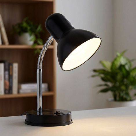 Lampada da tavolo Lampada da tavolo Lampada da studio Flexo Metallo nero H 35 cm