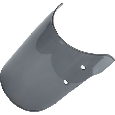 Déflecteur de vent universel pour moto, anti-fissures et résistant aux rayures, compatible avec les phares ronds Triumph Bonneville de 57 pouces (fumé). (1/5)