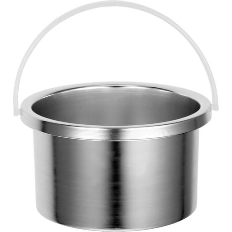 Pot Intérieur pour Appareil Chauffe-cire en Alliage D'aluminium 500ml, Accessoire Pratique et Facile à Nettoyer pour Épilation la Cire (1/5)