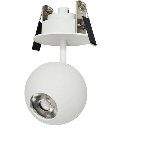 Faretto LED da incasso Bora Recessed 8,5W 36º 3000K Bianco Mate - Faretto sferico orientabile ad alta efficienza - Beneito & Faure