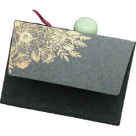 Busta, carta spessa, design elegante, tromba nera (1/2)
