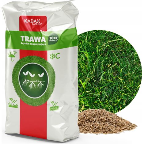 KADAX Rasensamen, Grassamen, schnellwachsendes Gras, Rasenpellets, 10 kg